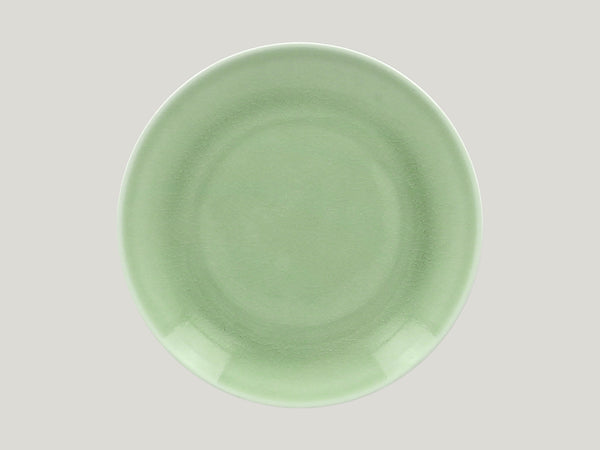 FLAT COUPE PLATE, 11.4"D, GREEN_0