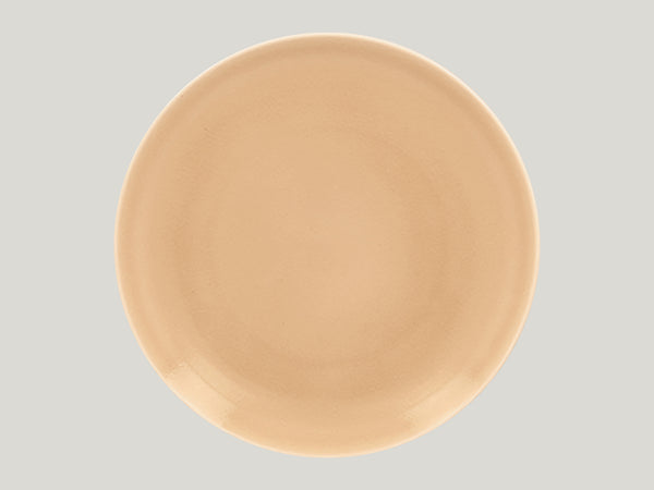 FLAT  COUPE PLATE, 12.2"D, BEIGE_0