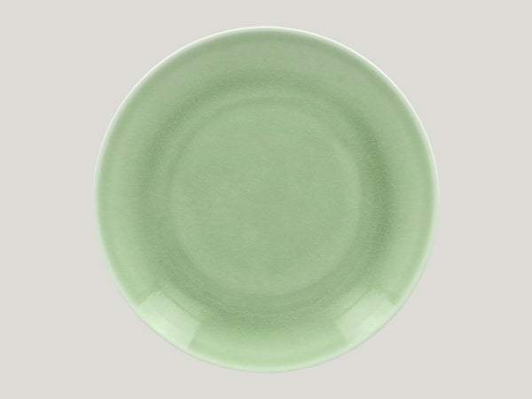 FLAT  COUPE PLATE, 12.2"D, GREEN_0