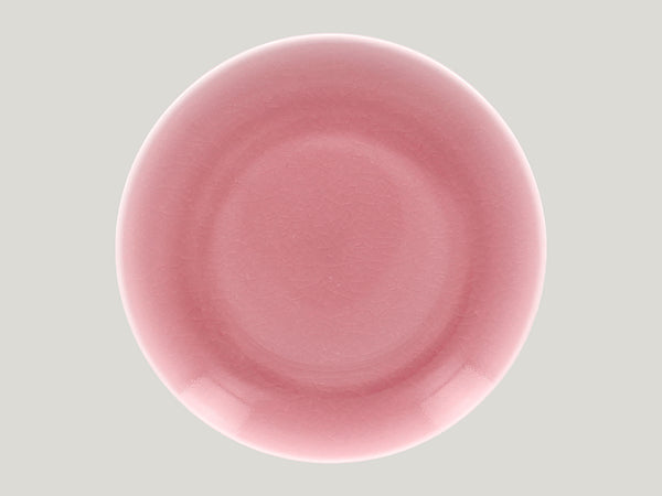 FLAT  COUPE PLATE, 12.2"D, PINK_0