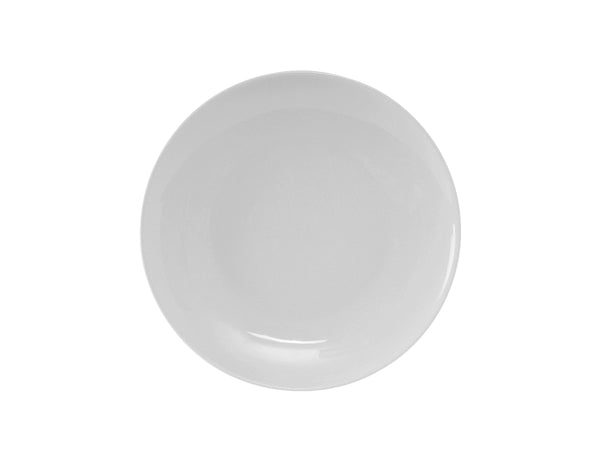 Tuxton Plate 7 ⅛" Florence Porcelain White Coupe