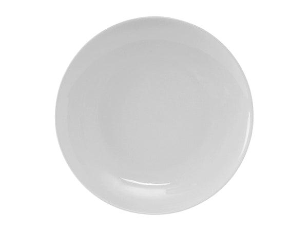 Tuxton Plate 9 ⅝" Florence Porcelain White Coupe
