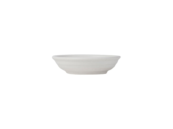 Tuxton Fruit Dish Embossed Fruit Bowl 4 ¼" x 1 ⅛" Zion Matte White Embossed_0