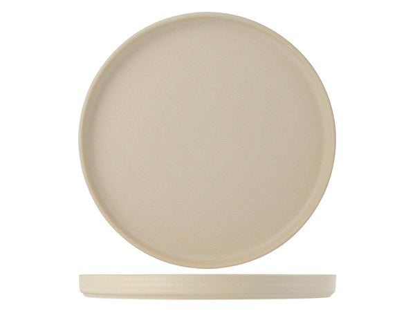 Tuxton Plate Straight Side Plate 10 ¾" x ⅞" Zion Matte Beige_0