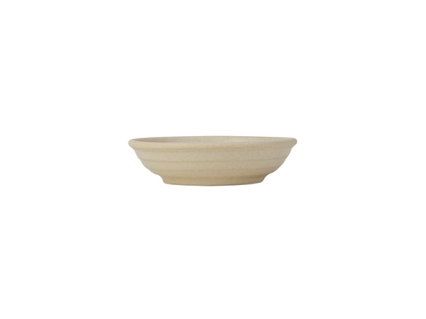 Tuxton Fruit Dish Embossed Fruit Bowl 4 ¼" x 1 ⅛" Zion Matte Beige Embossed_0