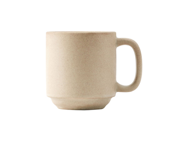 Tuxton Stackable Yukon Mug Mug 4 ¾" x 3 ⅜" x 3 ⅝" Zion Matte Beige_0
