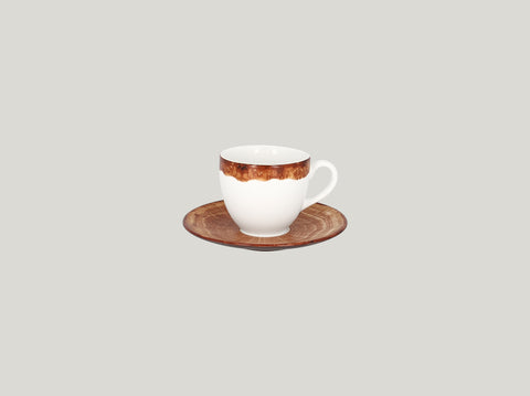 SAUCER FOR COFFEE CUP WDCLCU23/WDCLCU20, 5.9"D, TIMBER BROWN_0