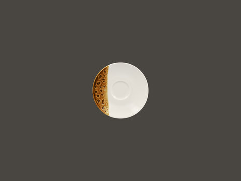 SAUCER FOR 116CU08, 5.1"D, BROWN_2