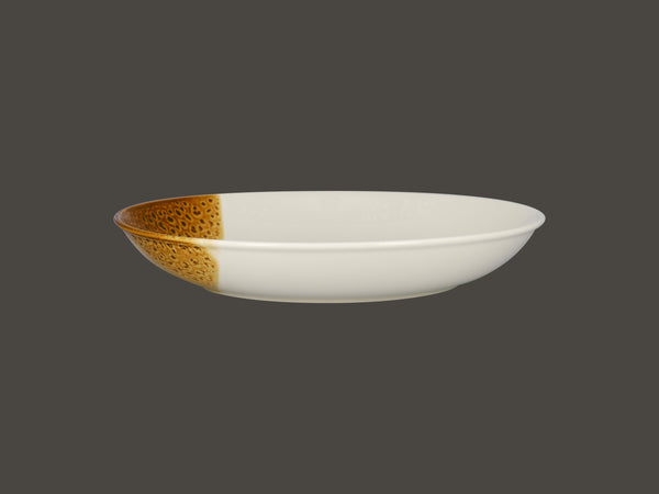 DEEP COUPE PLATE, 11.8"D, 64.25 OZ, BROWN_0