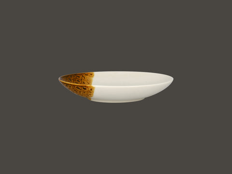 DEEP COUPE PLATE, 9.05"D, 23.35 OZ, BROWN_0