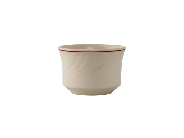 Tuxton Monterey Bouillon - Berry Band Bouillon Cup 3 ⅝" x 2 ½" Monterey Eggshell Embossed Berry Band_0