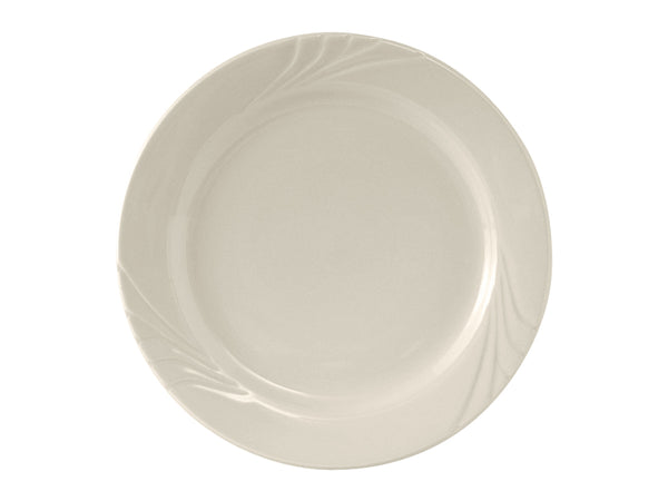 Tuxton Plate 9 ¾" Monterey Eggshell Embossed