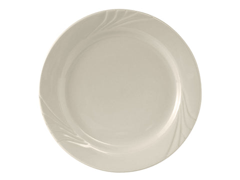 Tuxton Plate 10 ¼" Monterey Eggshell Embossed