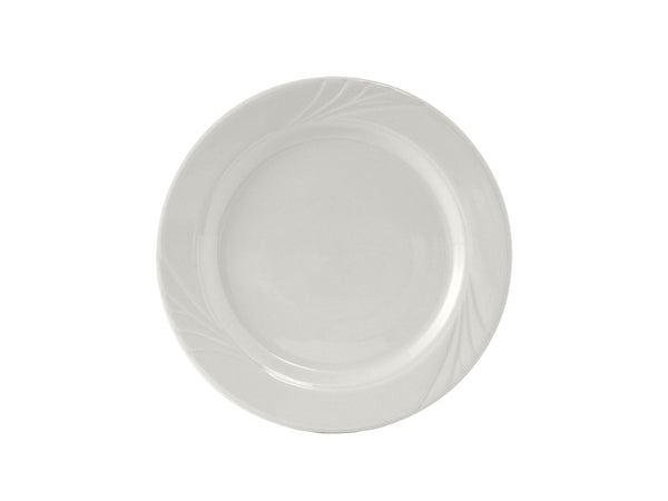 Tuxton Plate  Plate 7 ¼" Sonoma Porcelain White Embossed
