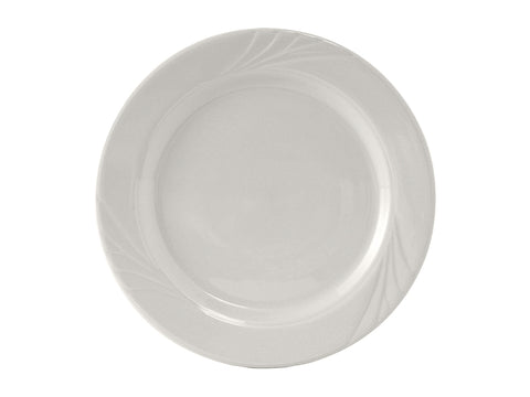 Tuxton Plate 9 ¾" Sonoma Porcelain White Embossed
