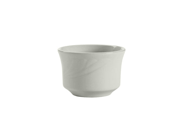 Tuxton Bouillon  Bouillon Cup 3 ⅝" x 2 ½" Sonoma Porcelain White Embossed_0