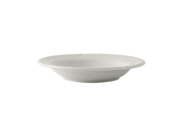 Tuxton Rim Soup Bowl 8 ½" x 1 ½" Sonoma Porcelain White Embossed_0