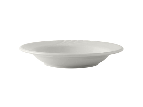 Tuxton Pasta Bowl Salad & Pasta Bowls 11 ¼" x 2" Sonoma Porcelain White Embossed_0